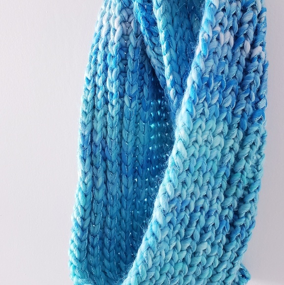Accessories - Space dye with lurex shimmery knit infinity scarf